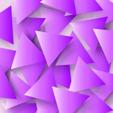 The pink colored abstract polygonal geometric texture, triangle 3d background Stock Illustration