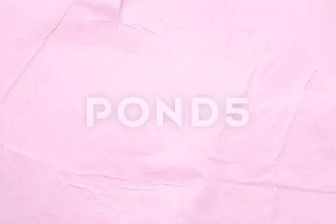 Pink colored wet paper wrinkled texture background Stock Photos