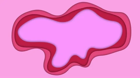 Pink colour liquid motion layers with shadow Stock Footage 237757976