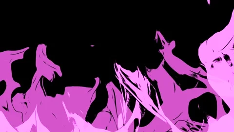 Pink Comic Style Flames Vj Loops Stock Footage 242257405