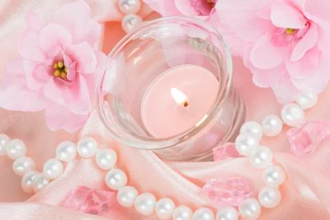 Pink composition 스톡 사진