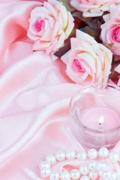 Pink composition Stock Photos