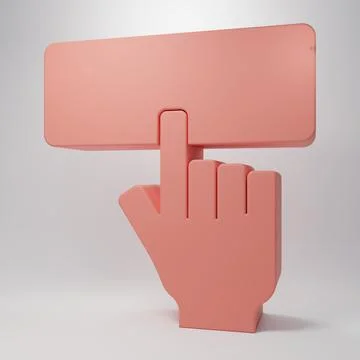 Pink Computer keyboard icon isolated on pink background. PC component sign... 스톡 일러스트