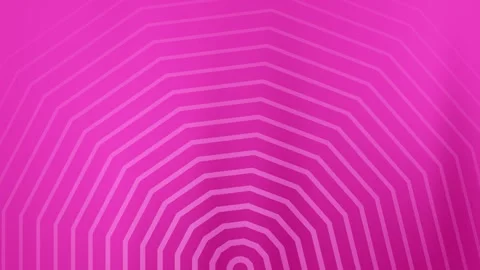 Pink Concentric Hexagon Pattern Background Loop. Stock Footage 286430176