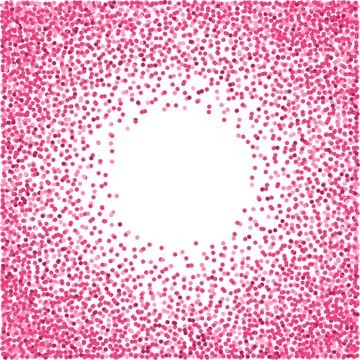 Pink confetti slapstick explosion. Vector illustration. Stock Illustration