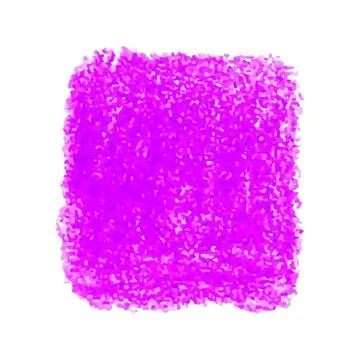Pink crayon scribble texture stain isolated on white background Stock Illustration