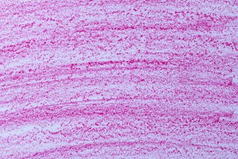Pink Crayon Scribbles Texture on White Paper Stock Photos