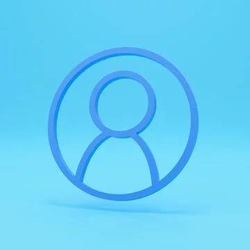 Pink Create account screen icon isolated on pink background. Minimalism conce Stock Illustration
