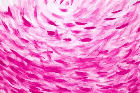 Pink creative abstract hand painted background, wallpaper, texture, acrylic Stock Illustration