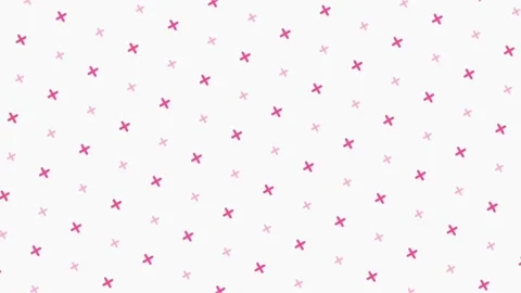 Pink cross pattern loop, Clean abstract background animation, Geometric mot.. Stock Footage 347348042
