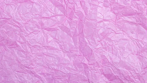 Pink Crumpled Paper Stock Footage 205516800