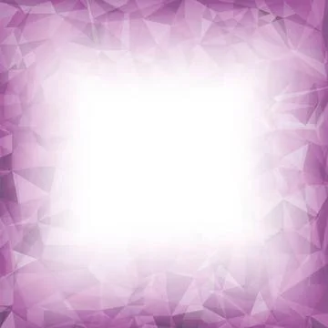 Pink Crystal Triangle Pattern Pink Polygonal Background. Pink Crystal Tria... Stock Photos