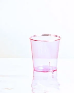 Pink Cup Stockfoto's