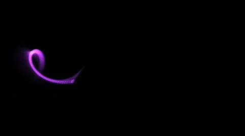 Pink Curly Light With Alpha Matte Vidéo 776294