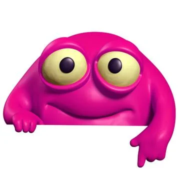 Pink cute beast Stock-Illustration