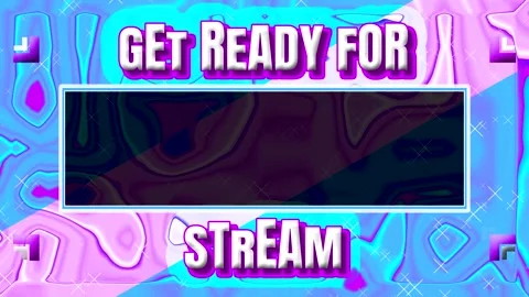 Pink Cyan Liquid Stream Starting Background Loop 库存影片 345504190