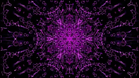 Pink Cyber Ring Core – Seamless 4K Abstract Techno VJ Loop Stock Footage 325206828