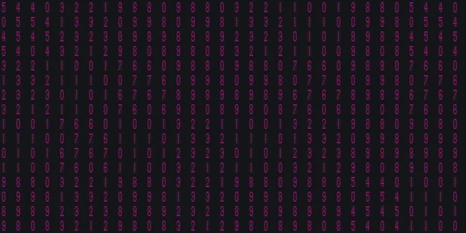 Pink cyberspace texture. Numeric binary creative surface. Numeral tech desi.. Stock Illustration