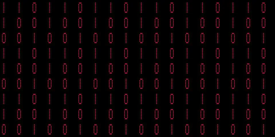 Pink cyberspace texture. Numeric binary creative surface. Numeral tech desi.. Stock Illustration