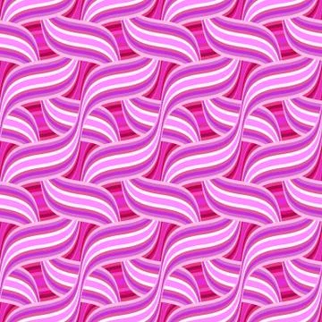 Pink damask pattern with leaf like shapes which tiles seamlessly. Stock Illustration