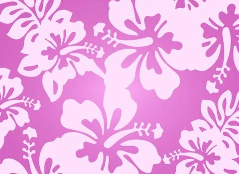 Pink decorative floral pattern Stock Illustration