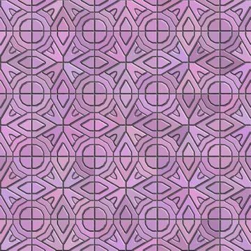 Pink decorative pattern, seamless texture. Stock Illustration
