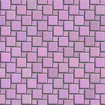 Pink decorative tile, seamless texture. Stock Illustration