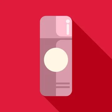 Pink deodorant bottle with empty label illustration Stock Illustration