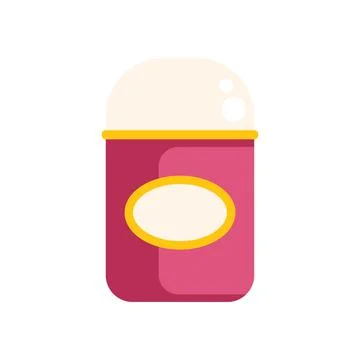 Pink deodorant stick spreading freshness for body care Stock Illustration
