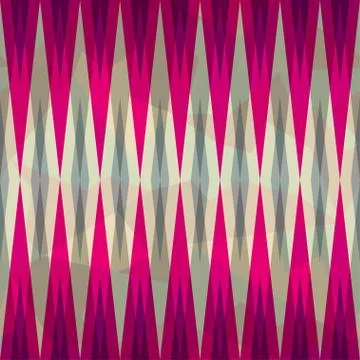 Pink diamond seamless pattern Stock Illustration