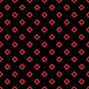 Pink diamond seamless pattern isolated on black background. Stock Illustration