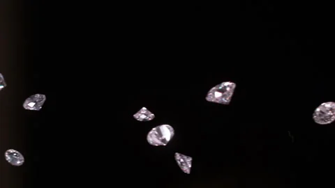 Pink Diamond in slow motion 4HD Stock Footage 253060464