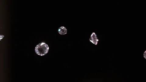 Pink Diamond in slow motion HD Stock Footage 253108767