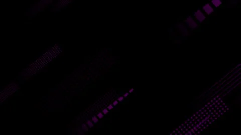 Pink digital abstract shapes floating diagonally on black background Stock Footage 302558974
