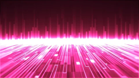 Pink Digital Background, Stock Video