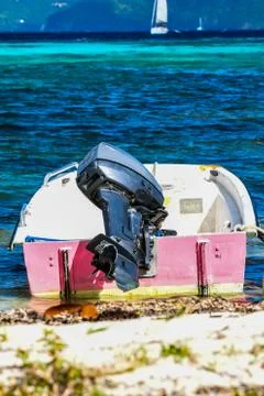 Pink Dinghy Stock Photos