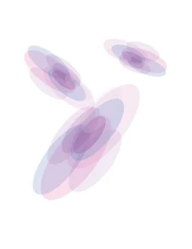 Pink disc pattern 스톡 일러스트