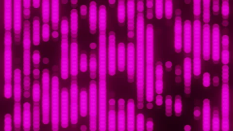 Pink disco party light flashes blurred bokeh digital seamless background Stock Footage 243024016