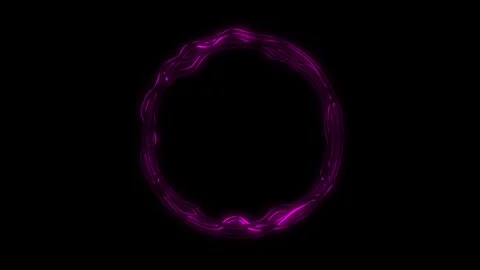 Pink distorting ring on a dark background. Use the blending modes to make the Stock Footage 284030550