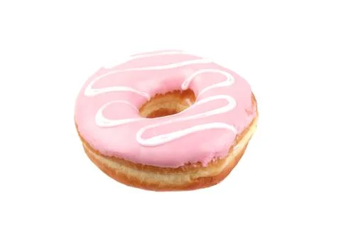Pink Donut Stock Photos