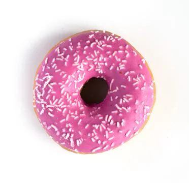 Pink donut Stock Photos