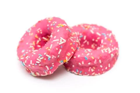 Pink donuts Stock Photos