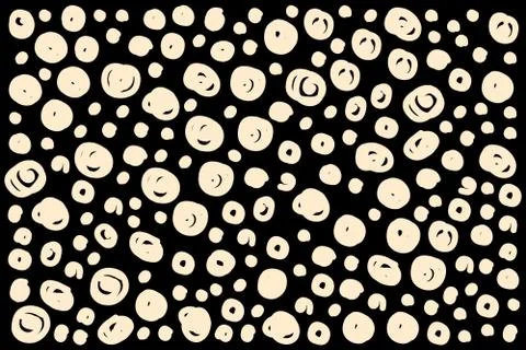 Pink dots on dark background Stock Illustration