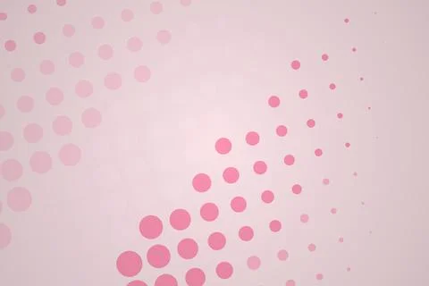 Pink dotted pattern on light background for design Stock Photos