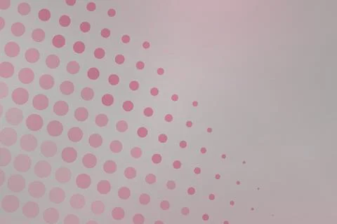 Pink dotted pattern on light gray background design Stock Photos