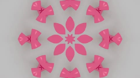 Pink dreamflower2 Stock Footage 10685511
