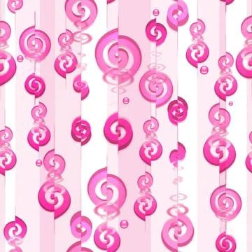 Pink dreams (seamless pattern) Pink dreams (seamless pattern). Color brigh... Stock Photos