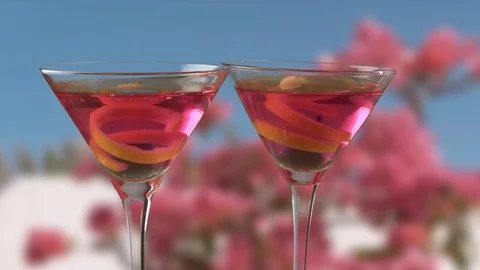 Pink drink Stock-Footage 75915698