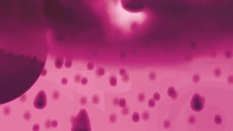Pink Drops Slow Motion Loop  Stock Footage 231722472