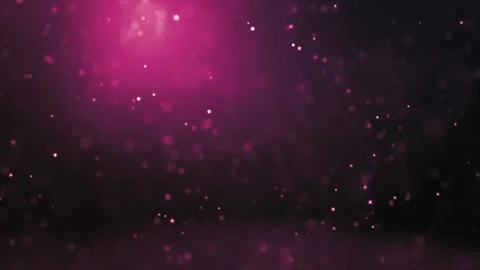 Pink dust particles random motion loop